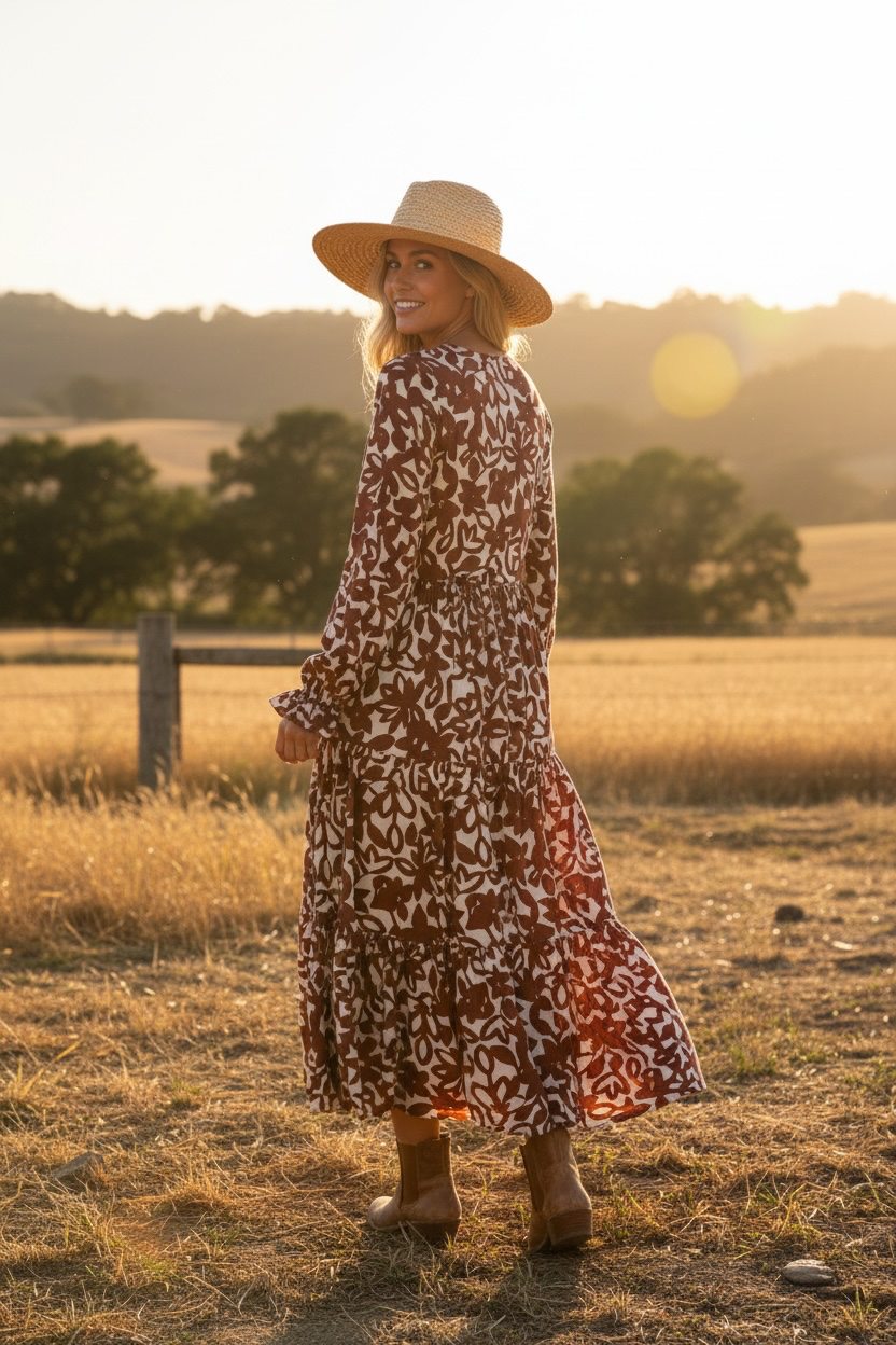 Mister Zimi Millie Maxi Dress size 8 - Preowned
